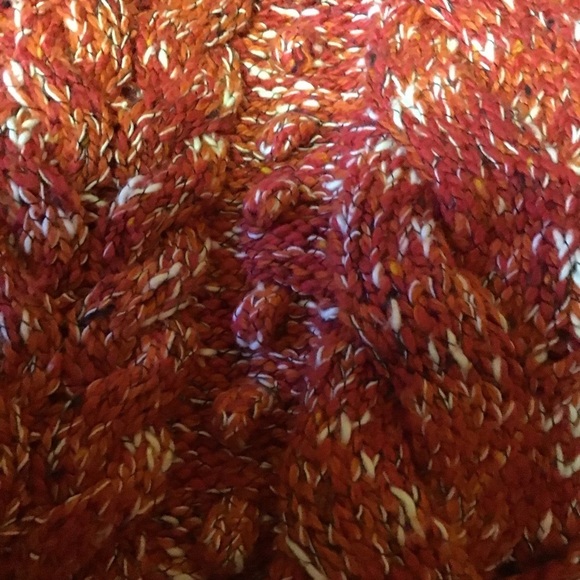 Good threads red cable knit warm sweater - Picture 5 of 12